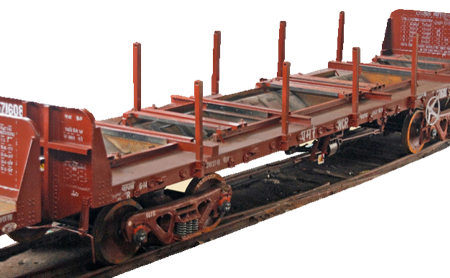 BOGIE FLAT STEEL WAGON TYPE ‘BFNS’