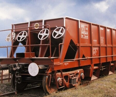 SIDE DISCHARGE HOPPER CAR BOBYN